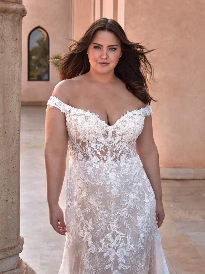 Gorgeous & Classic Mermaid Wedding Dresses Sweetheart Appliqued Beads Sleeveless Tulle Sweep Train Bridal Gowns Custom