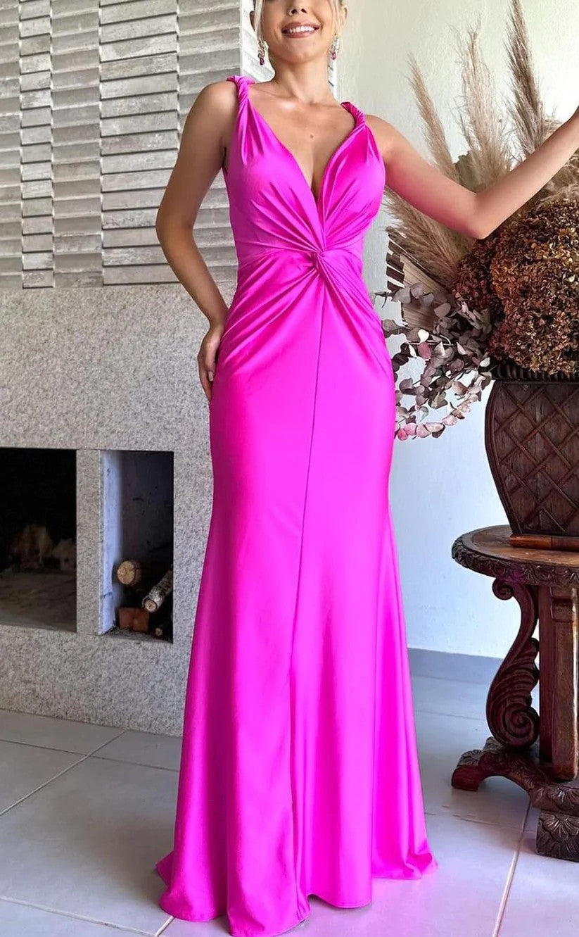 RP1378-Elegant Green Mermaid Sweetheart Ruched Sleeveless Prom Evening Dresses Formal Party Gowns